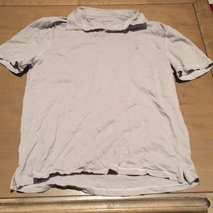 John Varvatos Light Gray Polo